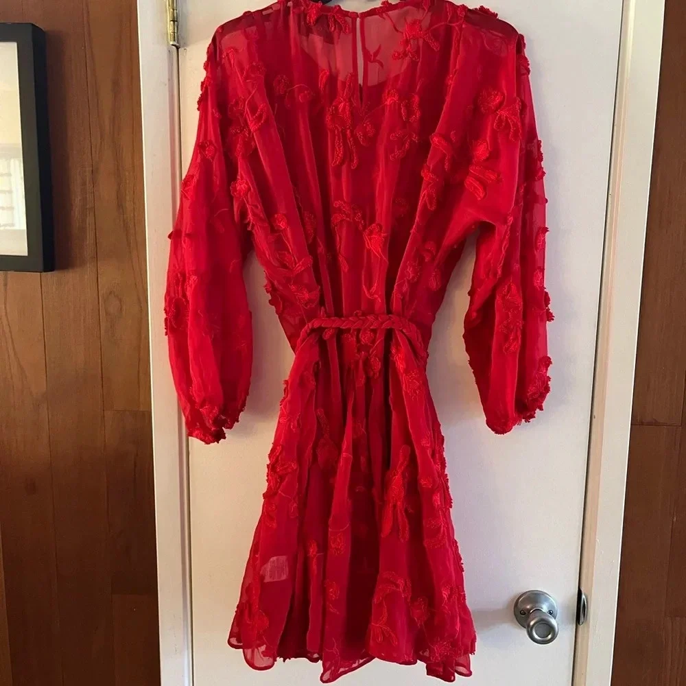 Anthropologie Amal Textured Mini Dress by Mare - Picture 3 of 7